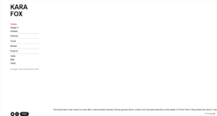 Desktop Screenshot of karafox.com